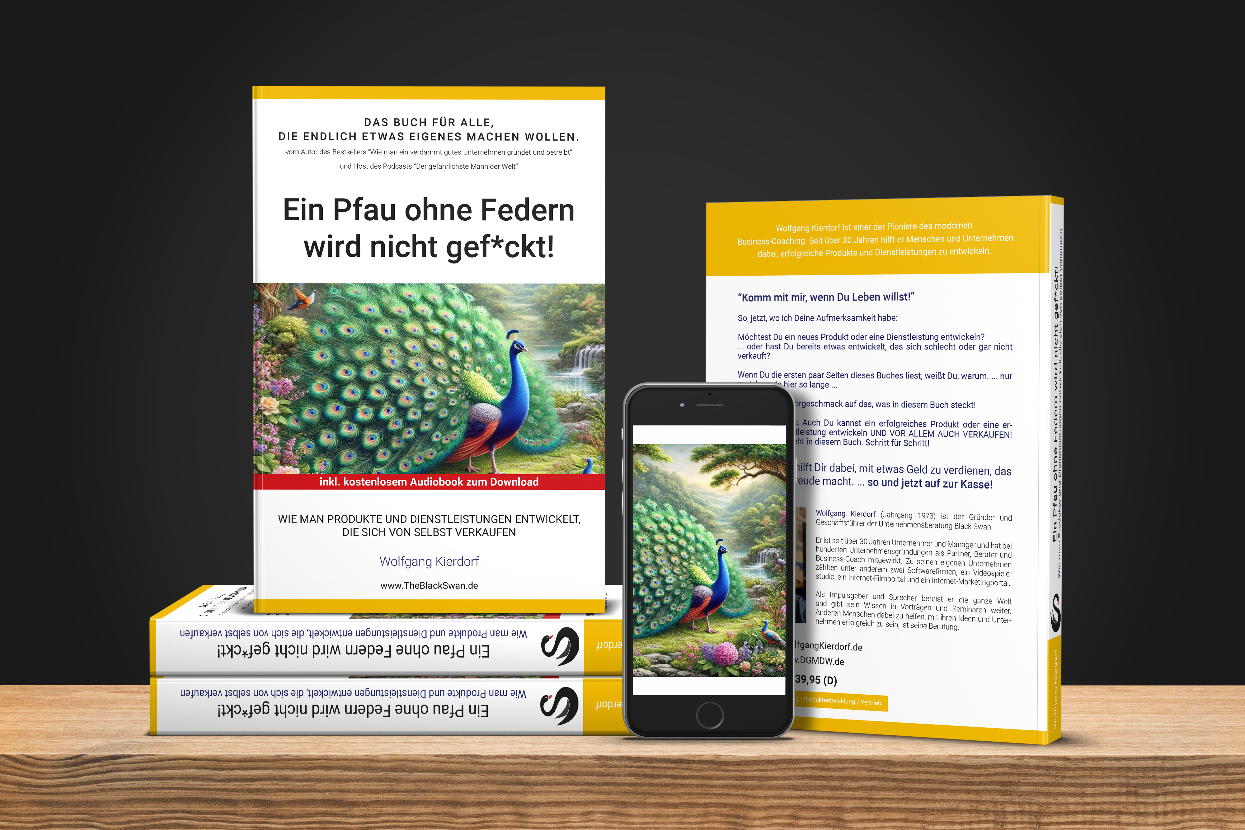 Buchcover: Pfau ohne Federn – Wolfgang Kierdorf